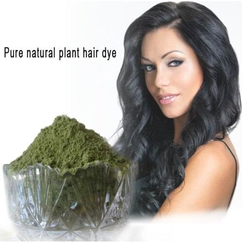100g Henna pure plant hair dye Black indigo Brown Chestnut Wine red hair dye powder Lawsonia inermis
