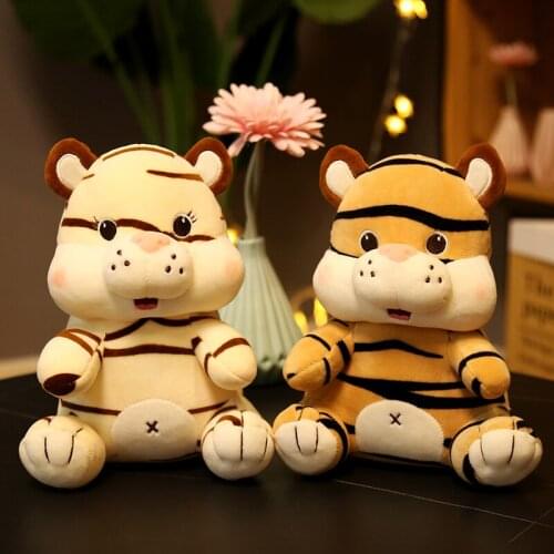 23/39/46cm Real-Life stripe Tiger Plush Toys Lovely Dolls Stuffed Soft Animal Pillow for Children Girls Birthday Gifts