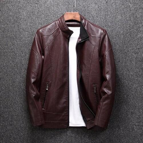 Ymwmhu New Mens PU Jackets Outwear Leather Biker Coat Men 2020 Cool Motorcycle Jacket Male Winter Autumn Motocicleta 4XL