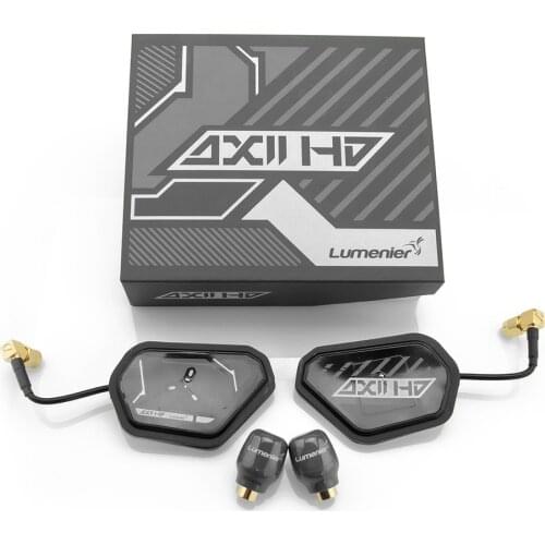 Lumenier AXII HD Patch 5.8GHz 8.2dBi with AXII HD Stubby 2.2dbi LHCP Antenna Combo Set for DJI Digital HD FPV Goggles RP-SMA