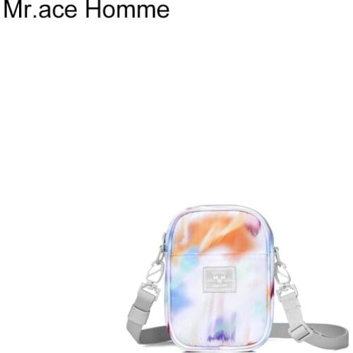 Mini Kawaii Crossbody Messenger Bag Girl White Print Cute Shoulder Bag Women Summer Fashion Mobilphone Bag For Teenagers Girl