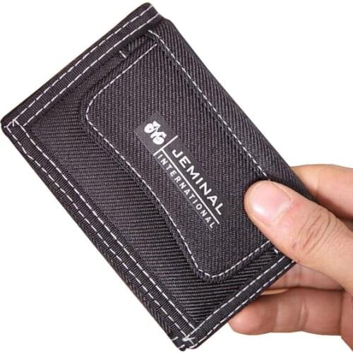 Men Short Wallets Canvas Fabric Clutch Purses Male Moneybags Coin Purse Pocket Wallet Credit Cards Holder Carteira Bags Notecase