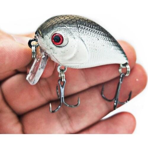 POETRYYI 4.5cm 7.4g Black Minnow Wobblers Pike Fishing Lure Artificial Bait Hard Swimbait Mini Crankbaits Fsihing Tackle Lures