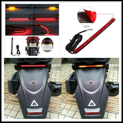 Motorcycle LED Tail lamp Plate Light Brake Stop Turn Signal Strip for KTM 300XC 350SX-F SUZUKI DL1000 V-STROM GSF1200