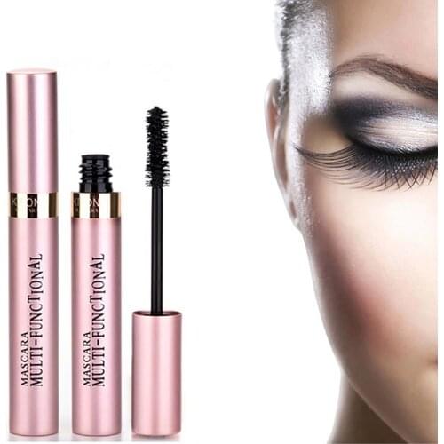 KIFONI Makeup 4D Silk Fiber Lash Mascara Waterproof Rimel Mascara Eyelash Extension Black Thick Lengthening Eye Lashes Cosmetics