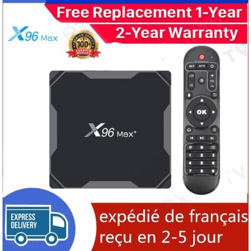 X96 Max Plus Iptv Box Android 9.0 TV Box Amlogic S905X3 4G 64G 4G 32 X96 Max OXY TV Smart Ip TV Set Top Box Ship from France