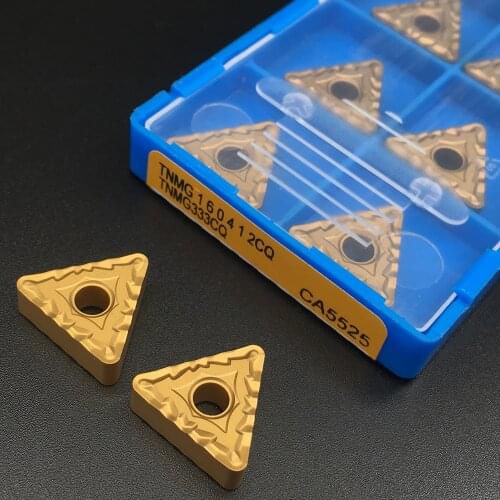 10pcs TNMG160412 CQ CA5525 TNMG332 for Steel High Quality Carbide Turning Inserts Hard Alloy Lathe Tool Cutter