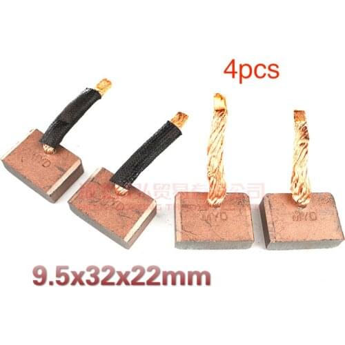 9.5x32x22mm 4pcs 29 series 39MT high quality starter motor carbon brush