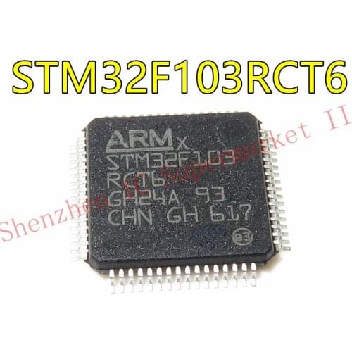 1pcs/lot GD32F103RCT6 STM32F103RCT6 LQFP64 MCU 32-bit STM32F1 ARM Cortex M3 RISC 256KB Flash 2.5V/3.3V 64-Pin LQFP
