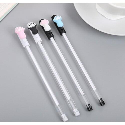 40 pcs Creative Foot Ice Cream Neutral Pen Cartoon Learning Stationery Cute Office Water-based Signature Pen