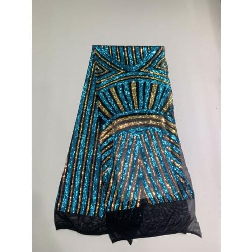 New Arrival fashion African Mesh Lace Fabric 2020 High Quality Sequins French Tulle Lace Fabric For Wedding Dress Party Sewing