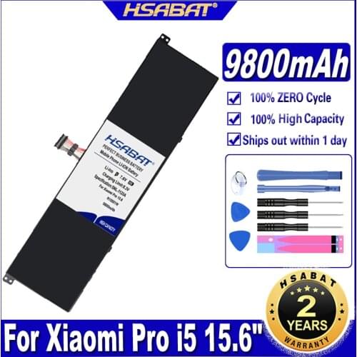 HSABAT R15B01W 9800mAh Laptop Battery for Xiaomi Pro i5 15.6" Series Batteries