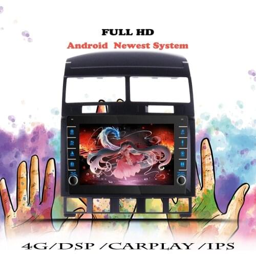 Android 10.0 For VW Volkswagen Touareg 2002 2003 2004 2005-2010 Car Radio Multimedia Player Navi GPS No 2 din 2din DVD Head Unit
