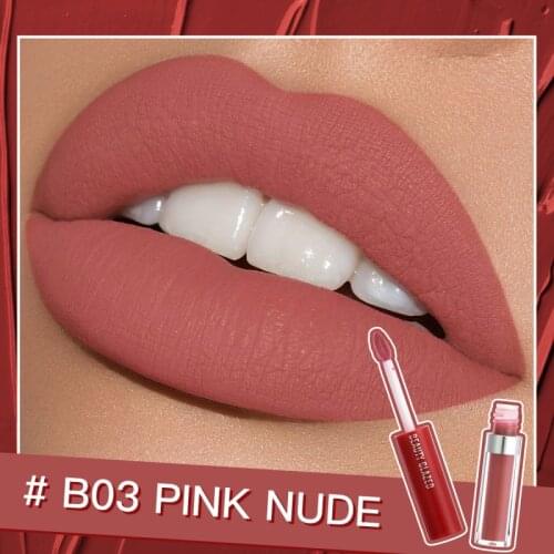 20 Colors BEAUTY GLAZED Lip Gloss Matte Waterproof Long Lasting Moisturizing Velvet Lipstick Women Makeup Cosmetics TSLM1