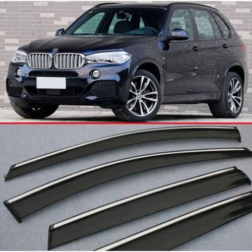 For BMW X5 E70 2008 2009 2010 2011 2012 2013 Window Wind Deflector Visor Rain/Sun Guard Vent