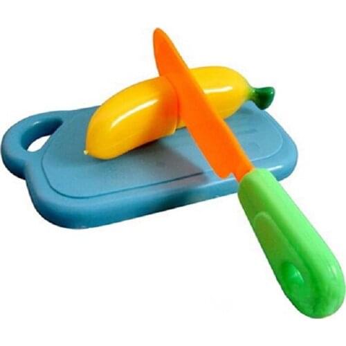 Children Kids Classic Play House Toy Cut Fruit Vegetables Kitchen Toy Plastic Baby Kids Toys Pretend Playset Educational Toys