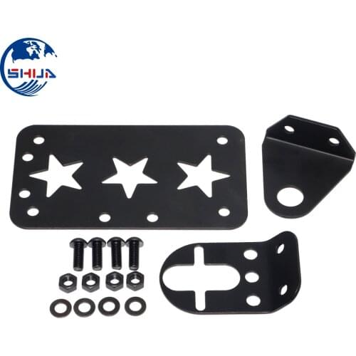 For Harley Bobber Chopper Cafe Racer Axle Side Mount Scooter License Holder Plate Motorcycle Number Plate Rear Taillight Bracket