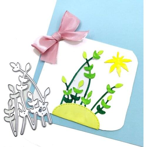 Julyarts New Leafs Grass Leaves Dies Craft metal cutting dies cut die Scrapbook paper craft knife mould blade punch stencil Dies