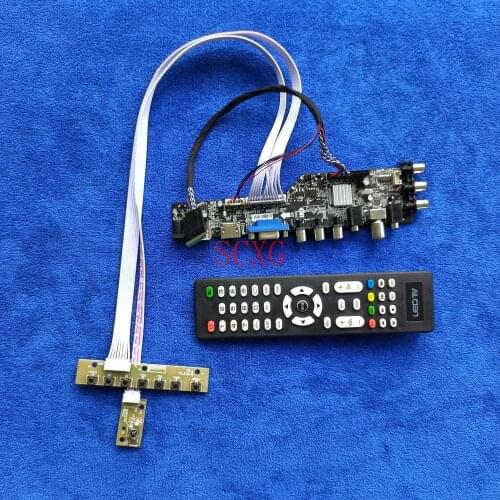 Matrix drive card LED For N140BGE-L11/L21/L31/L32/L41/L42/LA2/LB2 Digital LVDS-40Pin VGA USB AV DVB HDMI-compatible 1366*768 Kit