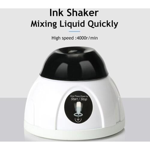 Tattoo Ink Accessories Shaker Machine Mini Electric Power Fast Pigment 4000 r/min Mixing Uniform Ink Universal Voltage Supply