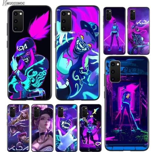 Kda kaisa Ahri akali For Samsung Galaxy A01 A11 A12 A22 A21S A31 A41 A42 A51 A71 A32 A52 A72 A02S Soft Phone Case