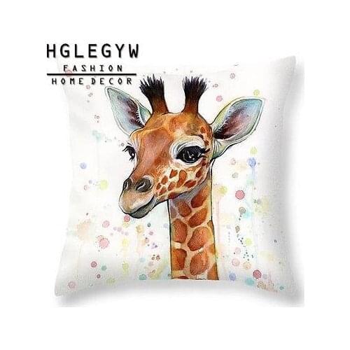 Cushion Cove Pillow Case Throw Pillowcase Cotton Linen Printed Pillow Covers For Office Home Textile