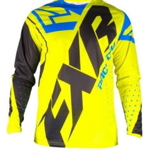 NEW FXR Motocross Shirt Motorcycle Jacket Off-road T-shirt Ride Bicycle Long-sleeve Jersey Moto Cycling Jersey Men Long Sleeve