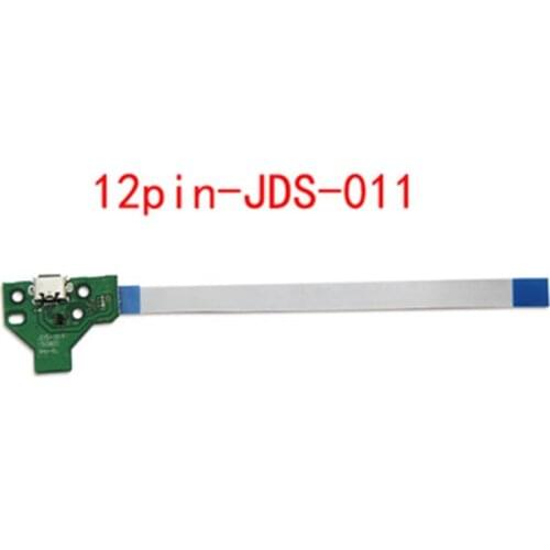1pc USB Charging Port Socket Circuit Board for 12Pin JDS 011 030 040 055 Connector for PS4 Controller