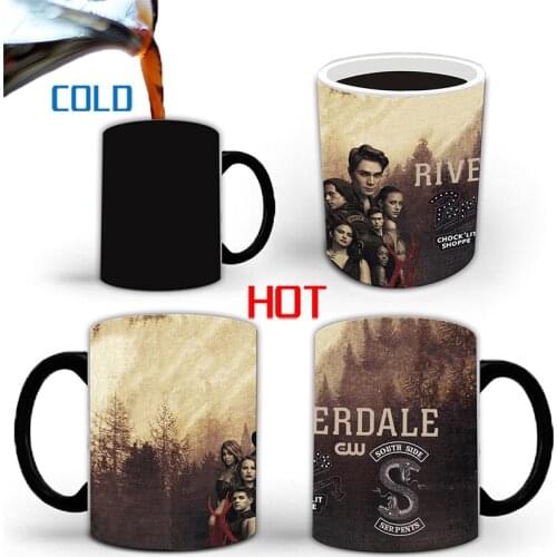 Drop Shipping 1Pcs 350ml New Riverdale Ceramic Milk Coffee Cups and Mugs Best Gifts for Gift for Friends Lovers Children