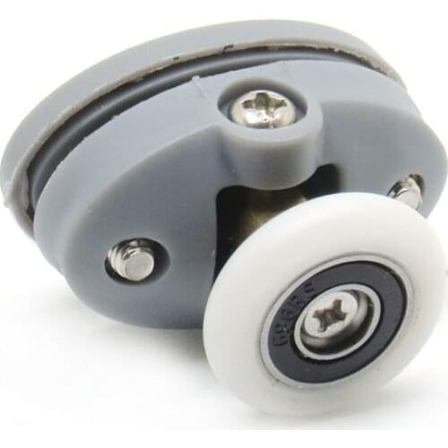 4pcs-8pcs/set New Oval 23mm 25mm ABS Nylon Single Pop Up Pulley Runner Wheel Shower Cabin Sliding Glass Door Rollers Hardware