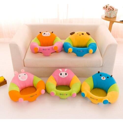Baby Seats Sofa Support Seat Baby Plush Support Chair Learning To Sit Soft Plush Toys Travel Car Seat With PP Cotton Filler