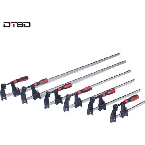 DTBD Heavy Duty F Clamp For Woodworking Metal Ratchet Fixing Clamp High Strength Carpentry Clamps Hand Tools Hardware Clamps