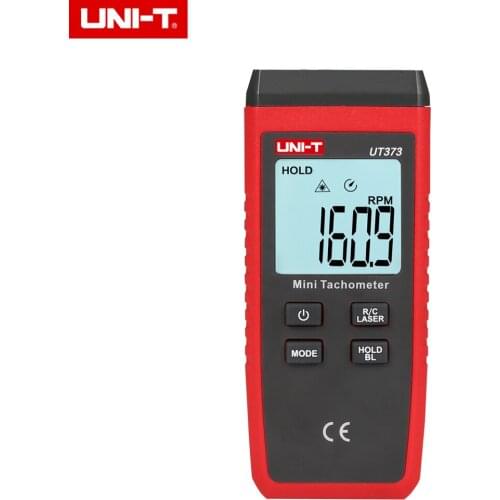 UNI-T UT373 Mini Non-contact Tachometer Singal Trigger / Laser-on Indication RPM Speed Measurement
