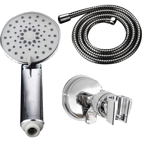 20mm Universal Interface Handheld Shower Set Sprinkler Head Shower Head, 5 Modes Adjustable Bathroom Accessories