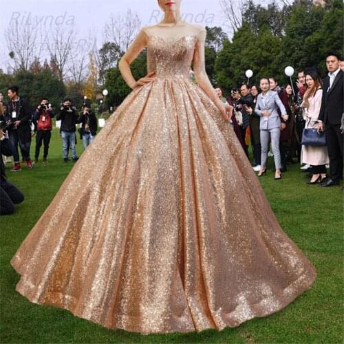 Vestidos de 15 Anos Bead Tulle Ball Gown Quinceanera Dresses 2020 Sequin Gold Quinceanera Dresses Sweet 16 Dresses Debutante Gow