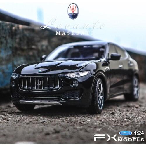 Welly 1:24 Levante SUV alloy car model Diecasts & Toy Vehicles Collect gifts Non-remote control type transport toy