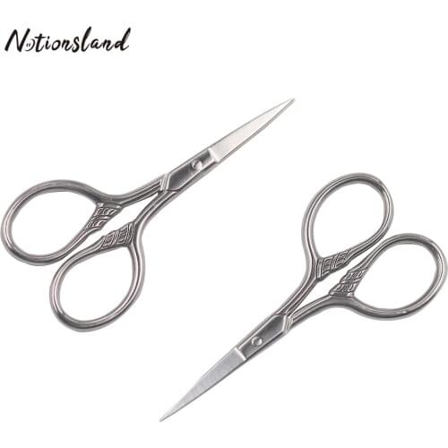 1PC Classic Vintage Embroidery Scissor DIY Cross Stitch Vintage Dressmaker Shears Stainless Steel Nail Art Scissor Sewing Tools
