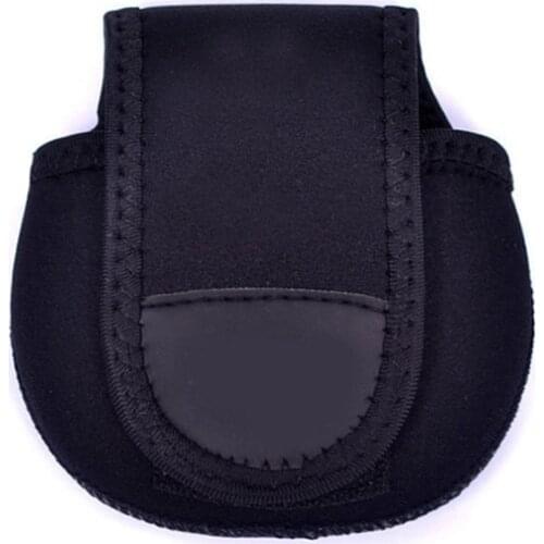1Pc Portable Black Spinning Fishing Reel bag Baitcast Reel Protective Bag Case Cover Multi-Purpose Holder Pouch Fishing Bags
