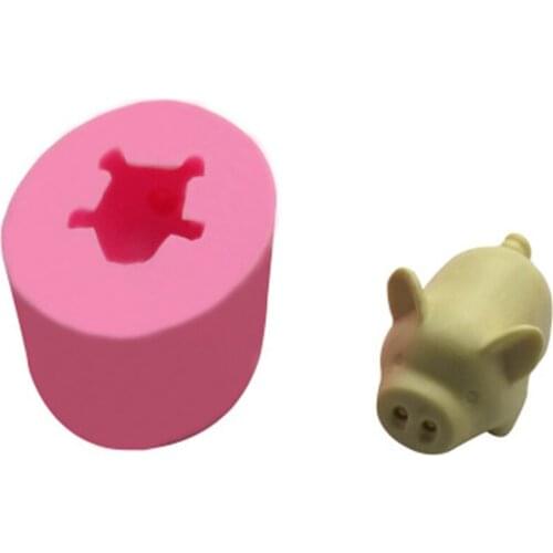 1Pcs Pig Chocolate Candy Jello Silicon Mold Cake Tools Bakeware Sugarcraft Cake Decorating Tools D320