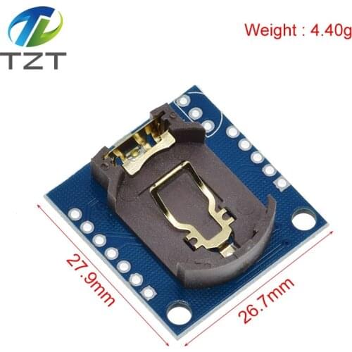 10pcs/LOT I2C RTC DS1307 AT24C32 Real Time Clock Module For AVR ARM PIC Tiny RTC I2C modules memory DS1307 clock board