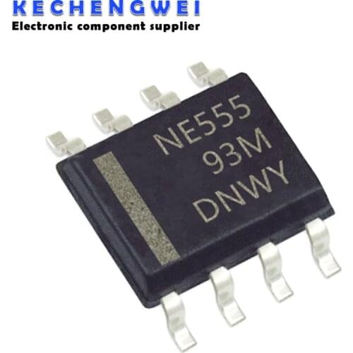10PCS NE555 555 SOP8 NE555D Timers SMD SOP-8 SOP new and original IC Chipset