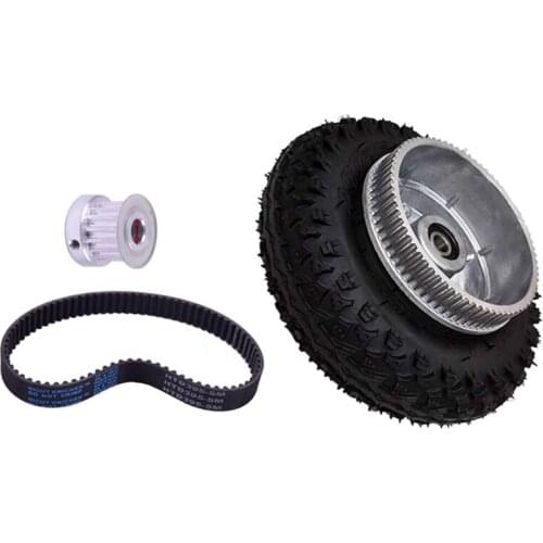 200X50mm Electric Skateboard Gear Motor Truck Wheels Kit For Longboard Off Road Board Pully Wheel