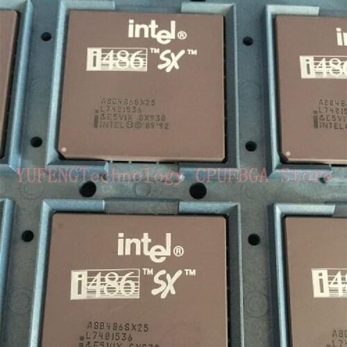 A80486SX25 SX930 Antique cpu collection testimony of history antique computer accessories