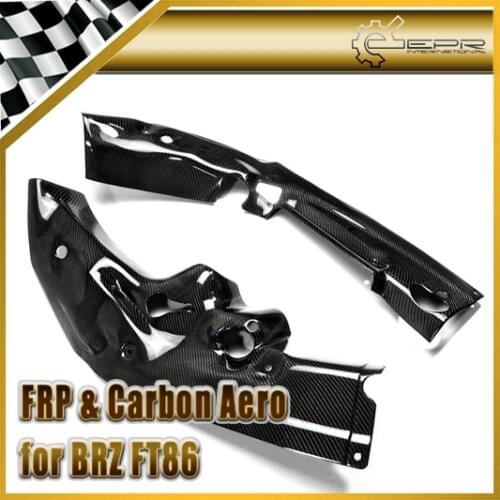 Car Styling For BRZ FT86 Carbon Fiber PJDM Style Cooling Panel Glossy Fibre Racing Auto Engine Body Kit Interior Accessories
