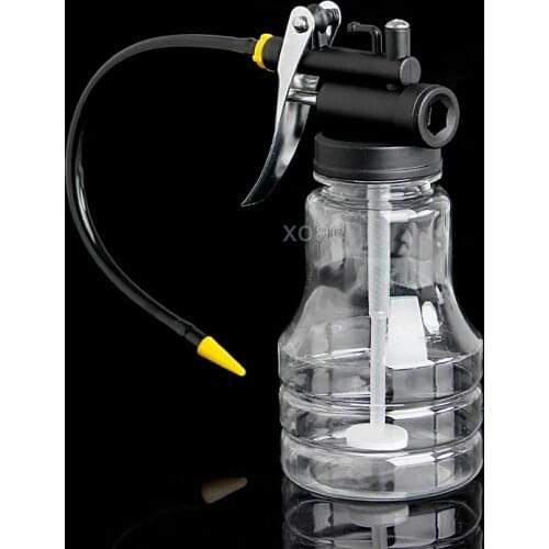 250ml High Pressure Pump Oiler Lubrication Oil Can Plastic Machine Grease 250mm M05 dropship