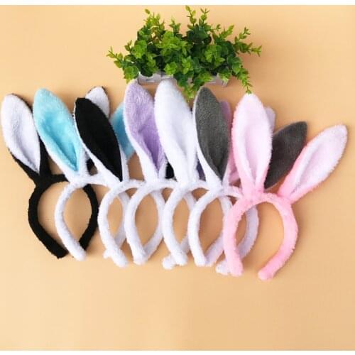 Easter Adult Children Cute and Comfortable Hairband Rabbit Ear Headband Dress Costume Bunny Ear Hairband Hair Accessories