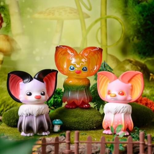 POP MRAA YOKI Bat Pig Blind Box Toy Caja Ciega Blind Box Anime Character Cute Model Girl Birthday Gift Mystery Box Doll Figurine