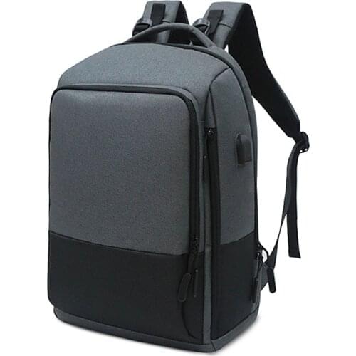 NANCY TINO Backpack for Business Men Commuting 15.6in Laptop Pack for Female Casual Travel Bag USB Charging Waterproof