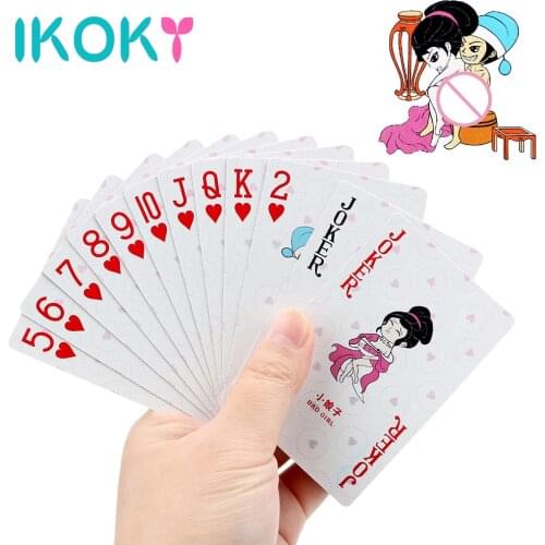 IKOKY Sex Poker Love Sexy Posture Adult Game Sex Toys for Couples Erotic Toys Funny Bar Playing Card Game Sex Products Gifts
