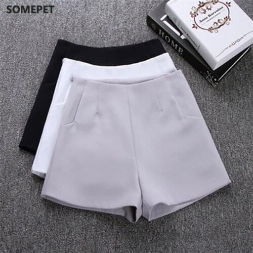 2021 New Summer Hot Fashion New Women Shorts Skirts High Waist Casual Suit Shorts Black White Women Short Pants Ladies Shorts